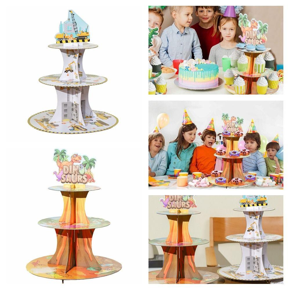 3-layer Engineering Vehicle Cake Stand Paper Dessert Tower Baby Shower Decoration белый
3-layer Engineering Vehicle Cake Stand Paper Dessert Tower Baby Shower Decoration белый