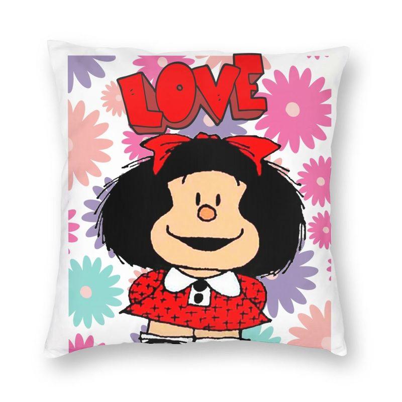 Love Flowers And Mafalda Surrounded By Flowers Cushion Cover Sofa Living Room Kawaii Comic Square Throw Pillow Case 45x45
Love Flowers And Mafalda Surrounded By Flowers Cushion Cover Sofa Living Room Kawaii Comic Square Throw Pillow Case 45x45
