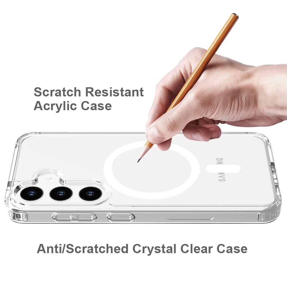 For Samsung Galaxy S24+ Case Acrylic+TPU Clear Phone Cover Compatible with MagSafe A
For Samsung Galaxy S24+ Case Acrylic+TPU Clear Phone Cover Compatible with MagSafe A
