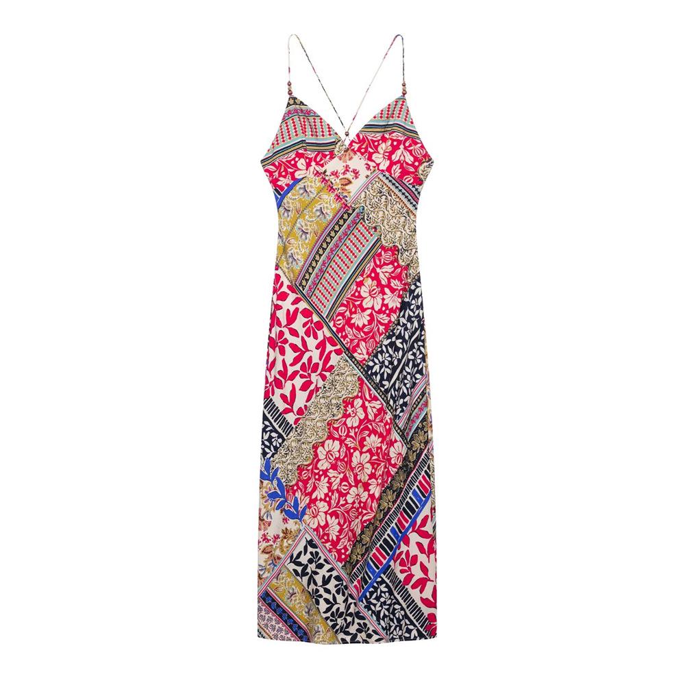 2025 Spring/Summer Women s V-Neck Print Backless Camisole Dress - Slim & Sexy XS розы красного
2025 Spring/Summer Women s V-Neck Print Backless Camisole Dress - Slim & Sexy XS розы красного