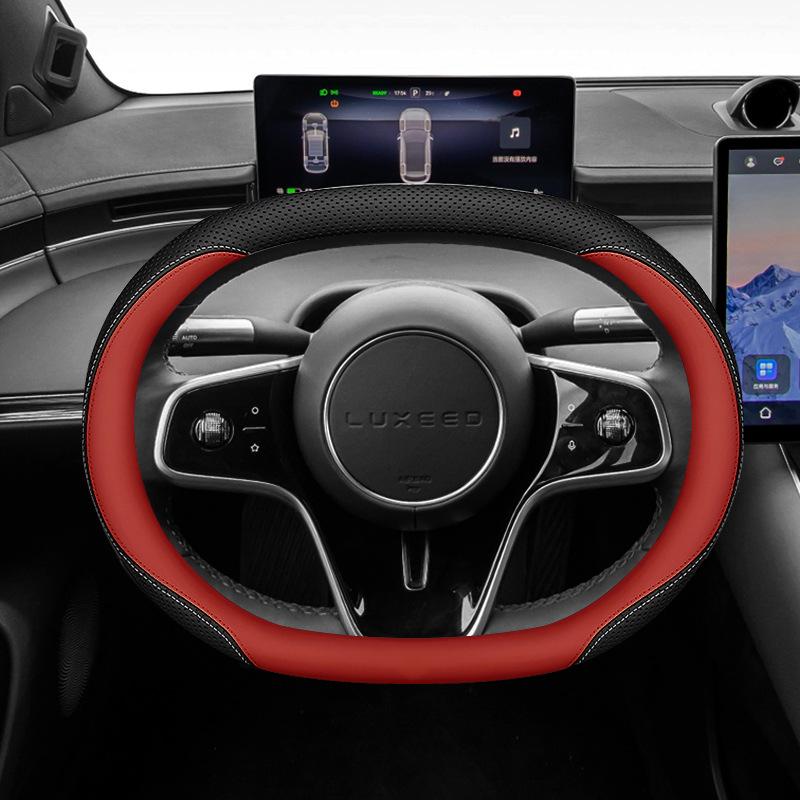 Nappa Leather Ultra-Thin Non-Slip Steering Wheel Cover for S9 & S7 - Sweat-Proof, All-Season, Natural Color. 36 cm
Nappa Leather Ultra-Thin Non-Slip Steering Wheel Cover for S9 & S7 - Sweat-Proof, All-Season, Natural Color. 36 cm