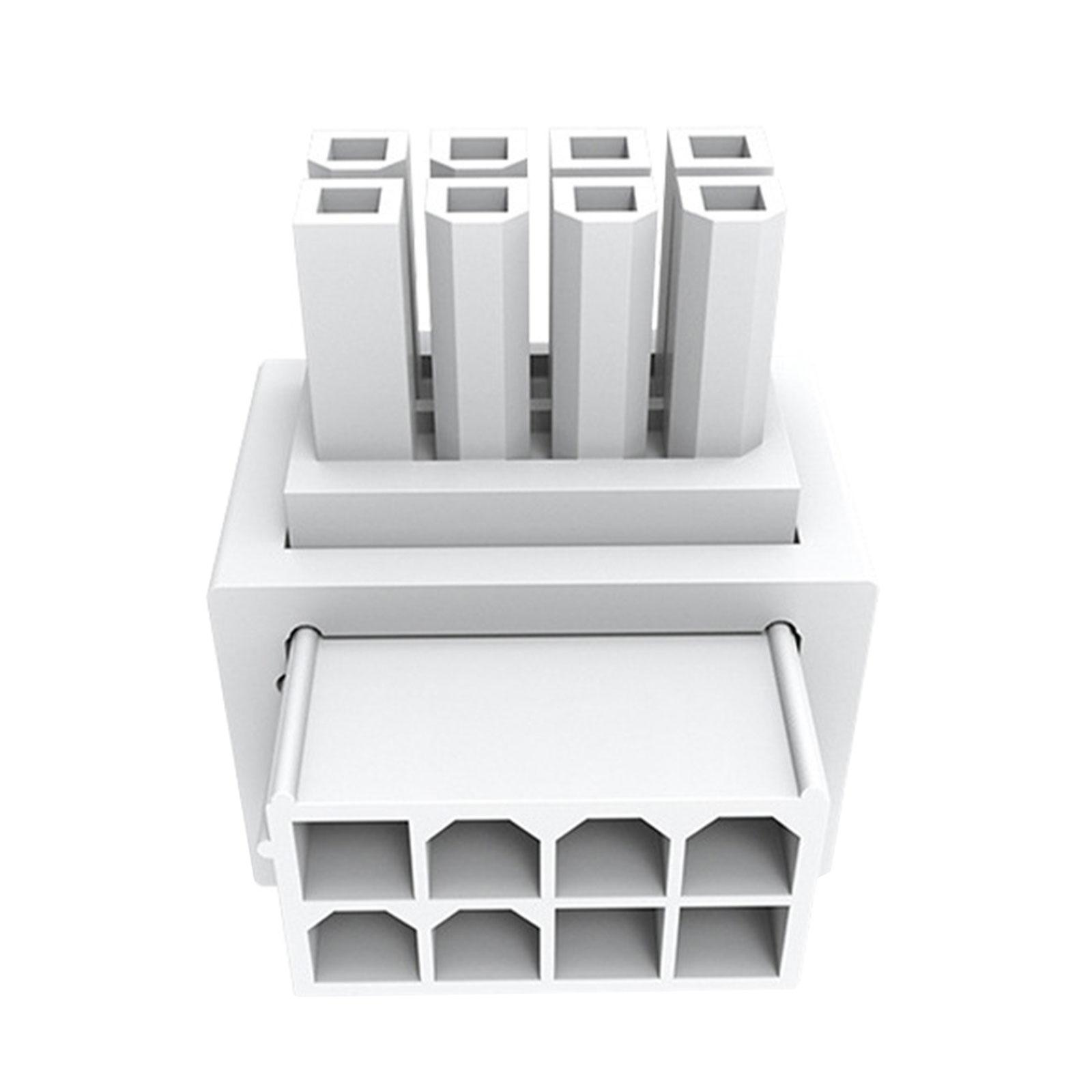 8-контактный разъем Female 90 градусов, угловой к 8-контактному разъему Male Адаптер питания GPU Разъем усилителя рулевого управления для графической видеокарты GPU белый
8-контактный разъем Female 90 градусов, угловой к 8-контактному разъему Male Адаптер питания GPU Разъем усилителя рулевого управления для графической видеокарты GPU белый