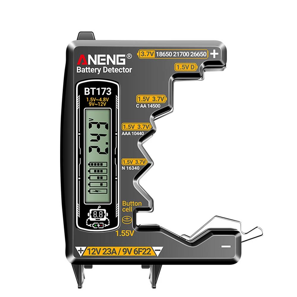 BT173 Battery Tester Dual Display High Precision Voltage Meter 9V 12V AA AAA Lithium Batteries Button Cell Diagnostics Tool
BT173 Battery Tester Dual Display High Precision Voltage Meter 9V 12V AA AAA Lithium Batteries Button Cell Diagnostics Tool