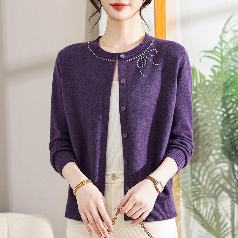 2026 Women s Long-Sleeve Knit Cardigan for Moms 40-60: Spring/Autumn Wool Sweater 5XL (Recommended 155-165 jin)
2026 Women s Long-Sleeve Knit Cardigan for Moms 40-60: Spring/Autumn Wool Sweater 5XL (Recommended 155-165 jin)