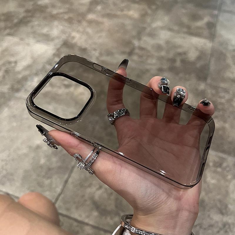 Luxury Transparent Black Ultra Thin PC Phone Case For iPhone 16 15 14 Plus 13 12 Pro Max Shockproof Slim Silky Skin Back Cover For iPhone 12 Pro
Luxury Transparent Black Ultra Thin PC Phone Case For iPhone 16 15 14 Plus 13 12 Pro Max Shockproof Slim Silky Skin Back Cover For iPhone 12 Pro