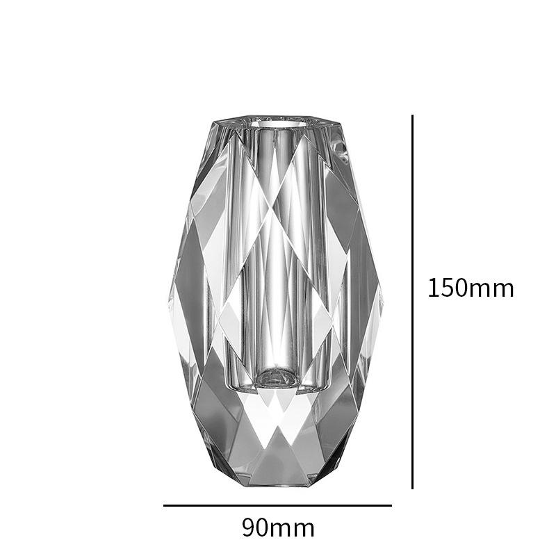Modern Crystal K9 Transparent Vase with Triangular Rhombus Shape for Home Living Room Decor Safety Packaging
Modern Crystal K9 Transparent Vase with Triangular Rhombus Shape for Home Living Room Decor Safety Packaging