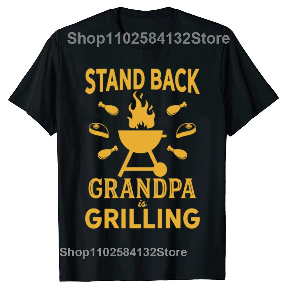 Stand Back Grandpa is Grilling T Shirt Funny Fathers Day BBQ Cotton Streetwear Short Sleeve Birthday Gifts Tshirt Mens Clothing 4XL
Stand Back Grandpa is Grilling T Shirt Funny Fathers Day BBQ Cotton Streetwear Short Sleeve Birthday Gifts Tshirt Mens Clothing 4XL