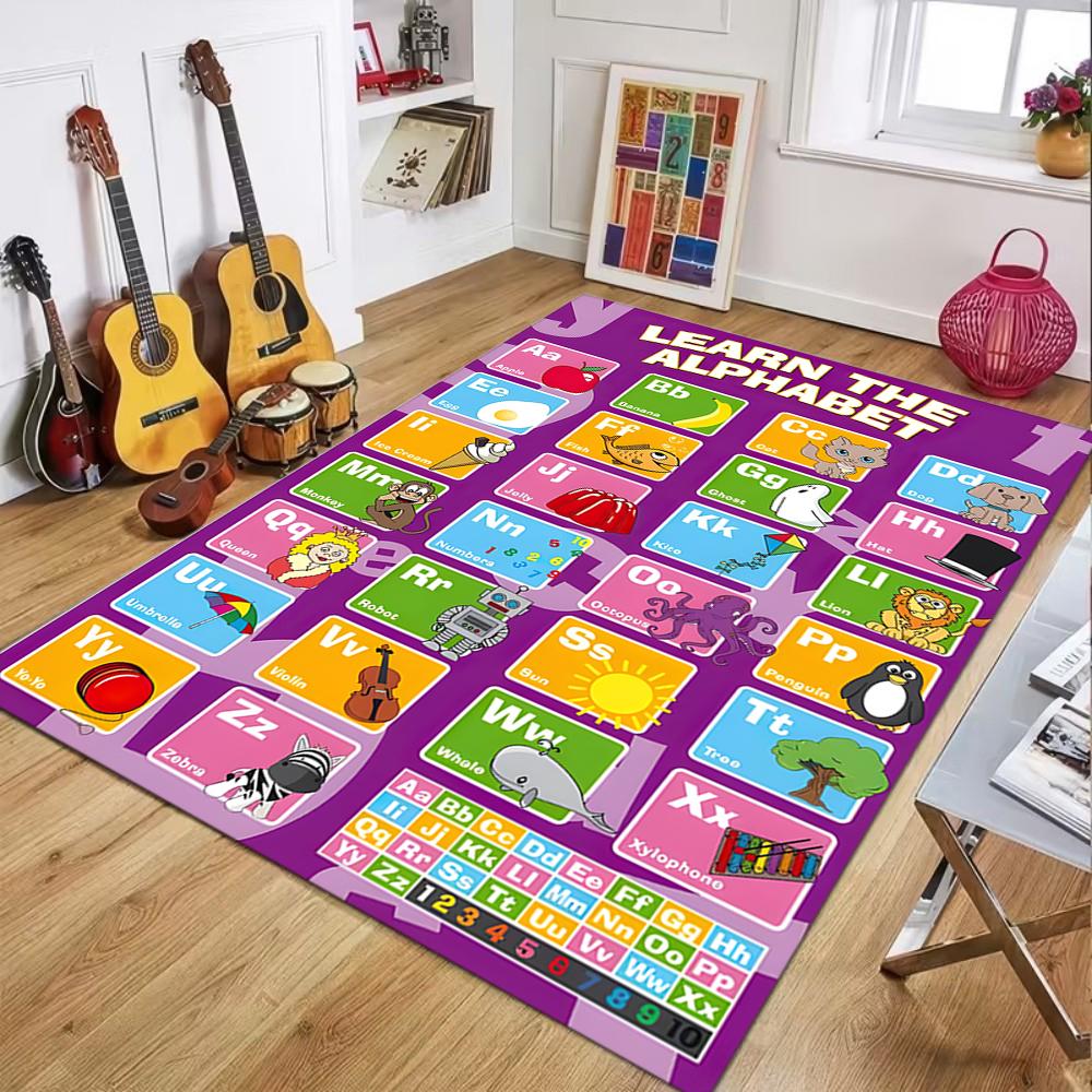 Hot Sale Non Slip Area Rug Alphabet Neon Pattern Soft Cozy Vibrant Indoor Living Room Bedroom Kids Room Decor Floor Rug 50x80cm
Hot Sale Non Slip Area Rug Alphabet Neon Pattern Soft Cozy Vibrant Indoor Living Room Bedroom Kids Room Decor Floor Rug 50x80cm