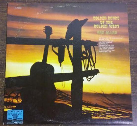 LP Record REX ALLEN - Golden Songs Of The Golden West VL73885 VOCALION US Country Used
LP Record REX ALLEN - Golden Songs Of The Golden West VL73885 VOCALION US Country Used