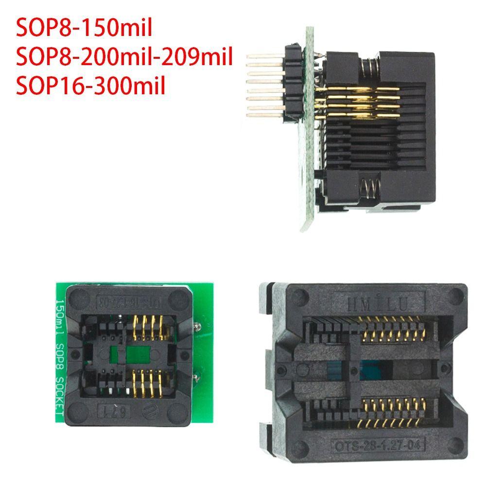 200 мил 208 мил 209 мил 300 мил IC test SOP8 Адаптерная розетка SOP16 в DIP8 Конвертер Широкое сиденье Широкое сиденье
200 мил 208 мил 209 мил 300 мил IC test SOP8 Адаптерная розетка SOP16 в DIP8 Конвертер Широкое сиденье Широкое сиденье