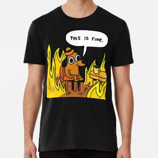 This Is Fine Dog Fire Meme S to 5XL Made in the USA T-Shirt Unisex T-Shirt L
This Is Fine Dog Fire Meme S to 5XL Made in the USA T-Shirt Unisex T-Shirt L