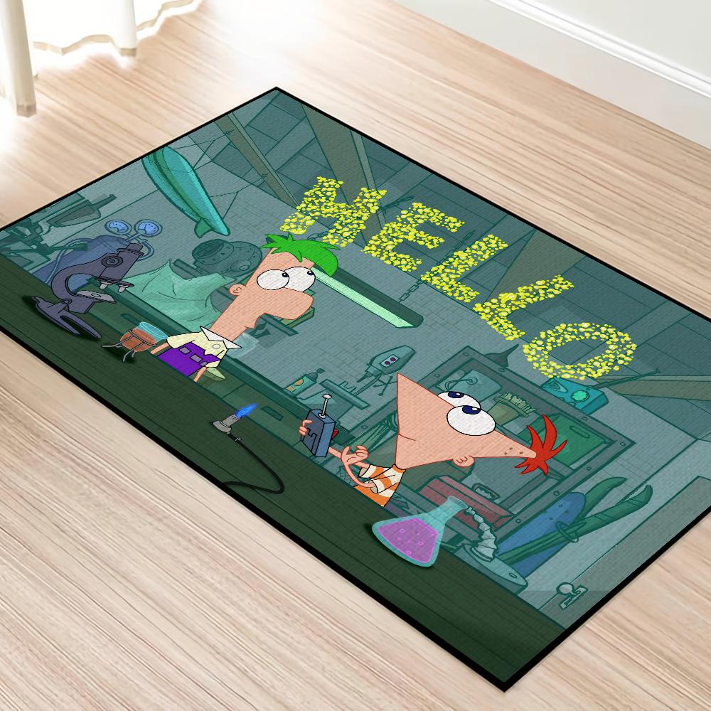 F-Ferb Door Mat Cartoon For Bedroom and Decoration Kitchen Bath Carpet House Super Absorbent P-Phineas Rug Foot Non-slip SJR40x60CM
F-Ferb Door Mat Cartoon For Bedroom and Decoration Kitchen Bath Carpet House Super Absorbent P-Phineas Rug Foot Non-slip SJR40x60CM
