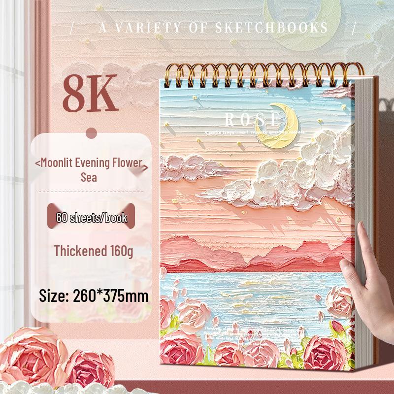 A4 College Sketchbook - Quick Sketch 8K, 16K Art Album, Blank Oil Painting Student Drawing Book
A4 College Sketchbook - Quick Sketch 8K, 16K Art Album, Blank Oil Painting Student Drawing Book