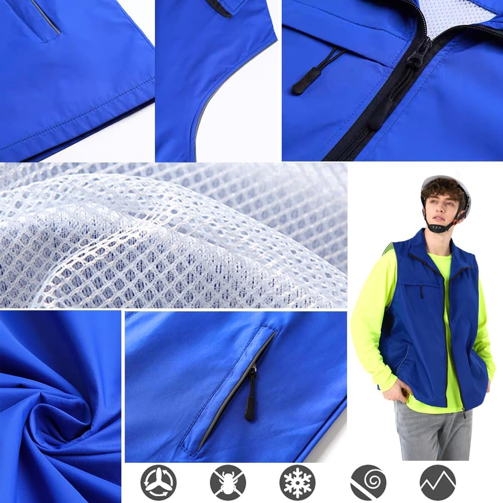 YOWESHOP Светоотражающий жилет повышенной видимости, индивидуальный логотип, куртка без рукавов, защитный жилет для команды Small чёрный
YOWESHOP Светоотражающий жилет повышенной видимости, индивидуальный логотип, куртка без рукавов, защитный жилет для команды Small чёрный