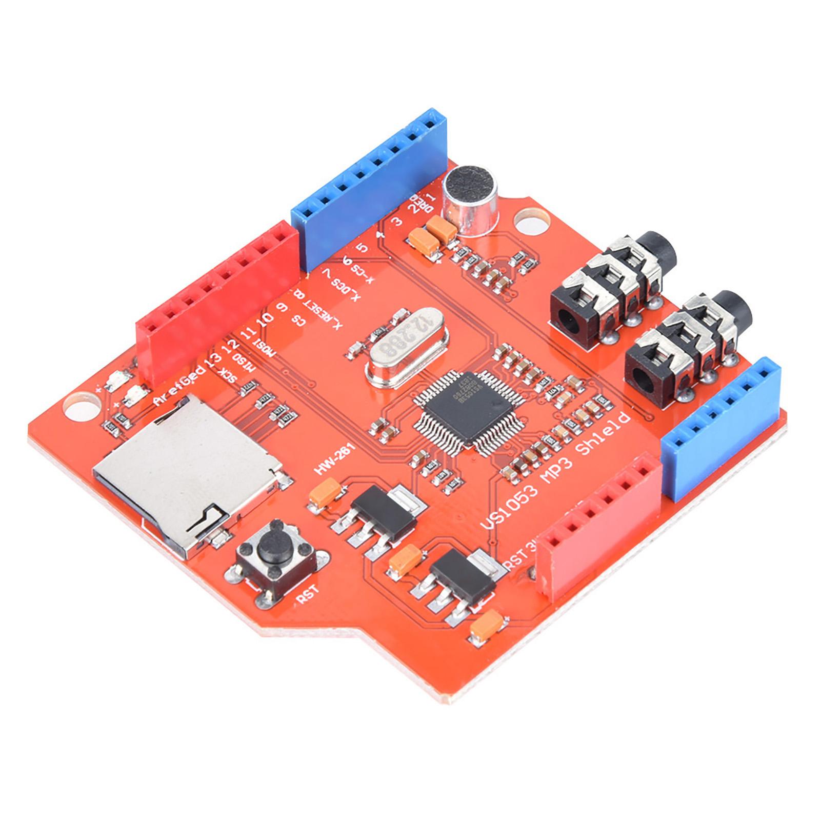 VS1053B ЗаписПідсилювач MP3 Музичний Щит з Роз ємом для Карти Пам яті
VS1053B ЗаписПідсилювач MP3 Музичний Щит з Роз ємом для Карти Пам яті