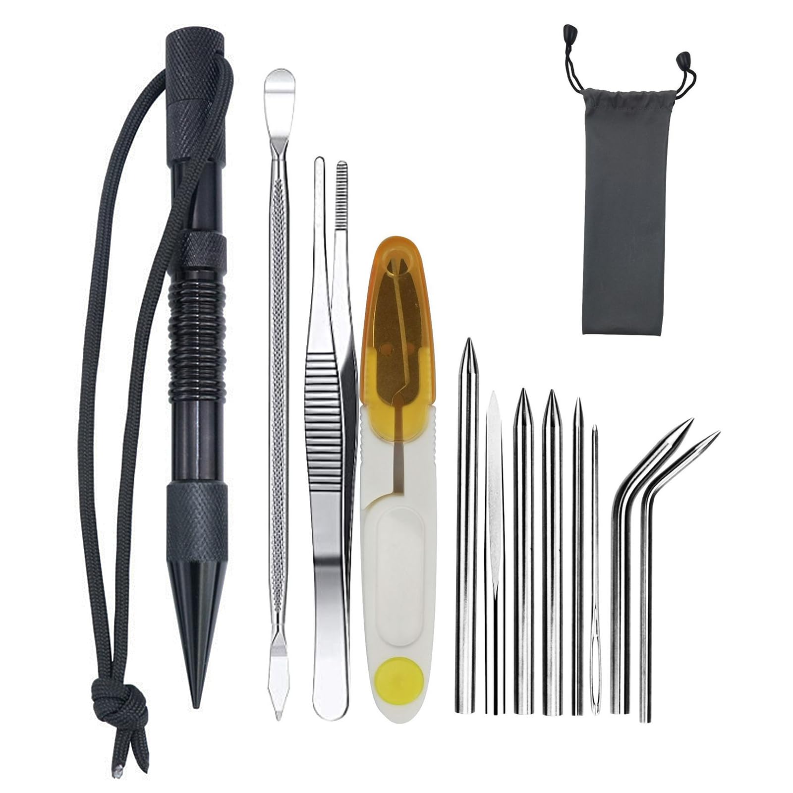 FUSARIVER Paracord Needle Set with Marlin Paracord Knitting Paracord Stitching Knotting Red 12-Piece Spikes, Machine, Tool,
FUSARIVER Paracord Needle Set with Marlin Paracord Knitting Paracord Stitching Knotting Red 12-Piece Spikes, Machine, Tool,