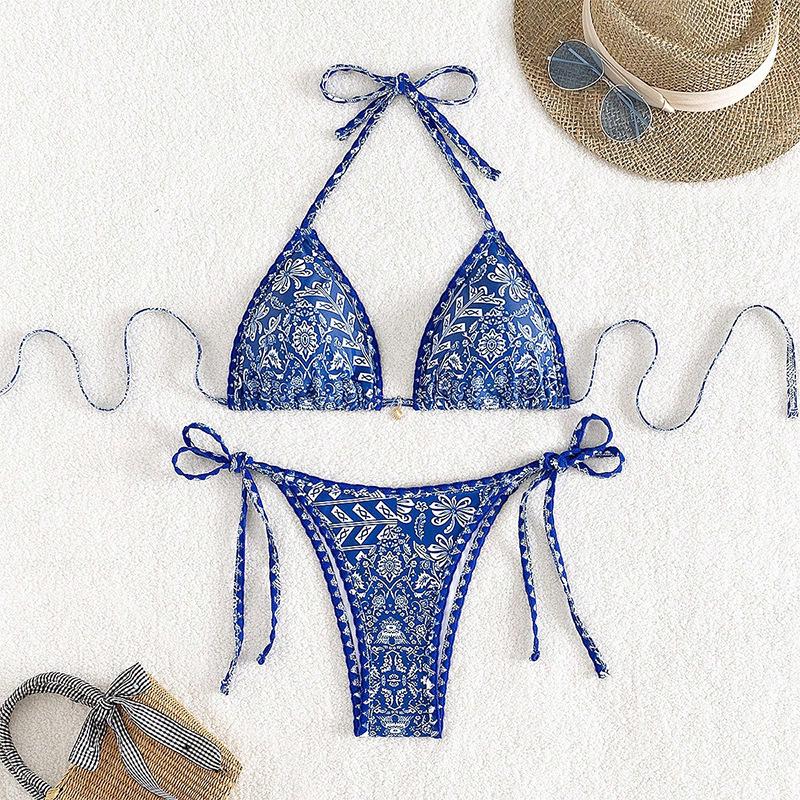 European & American Print Lace-up Bikini Swimsuit - 2025 Sexy Beachwear for Women Extra Small
European & American Print Lace-up Bikini Swimsuit - 2025 Sexy Beachwear for Women Extra Small