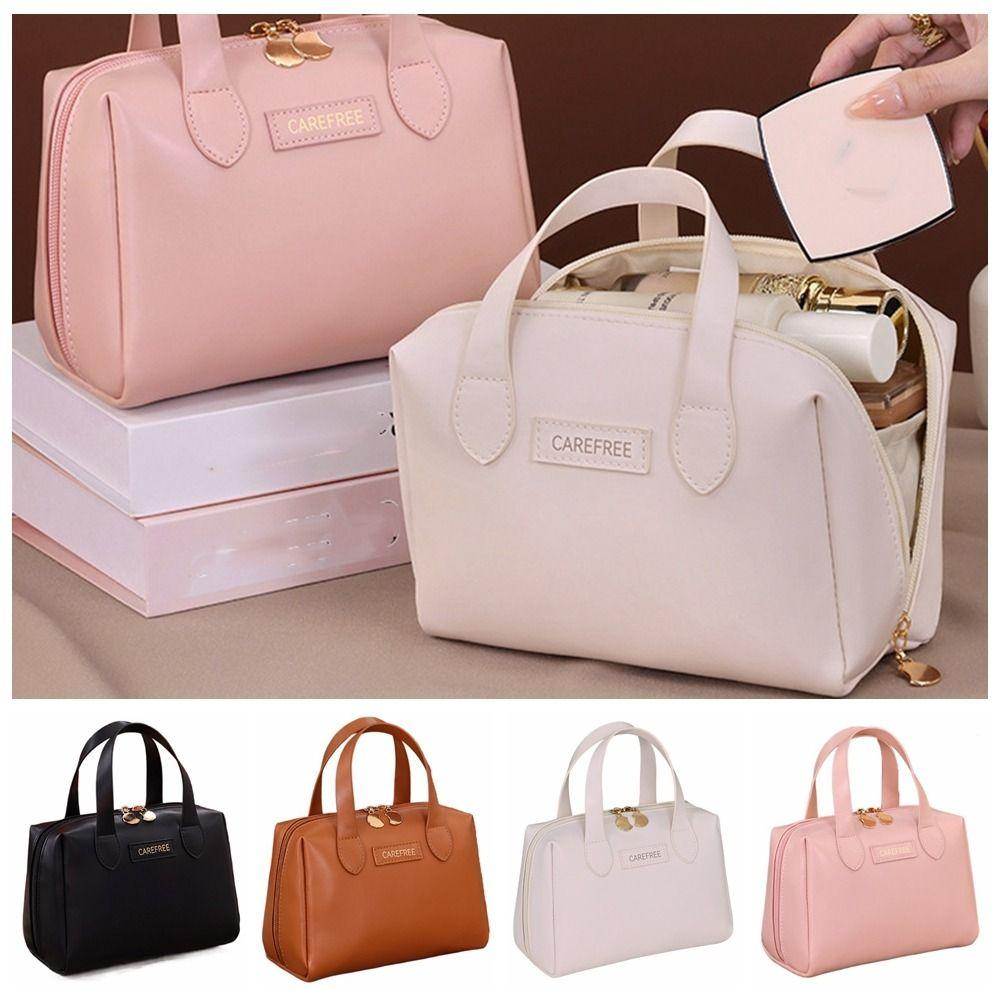 Waterproof Makeup Pouch Zipper Travel Wash Bag Fashion PU Leather Cosmetic Bag Travel белый
Waterproof Makeup Pouch Zipper Travel Wash Bag Fashion PU Leather Cosmetic Bag Travel белый