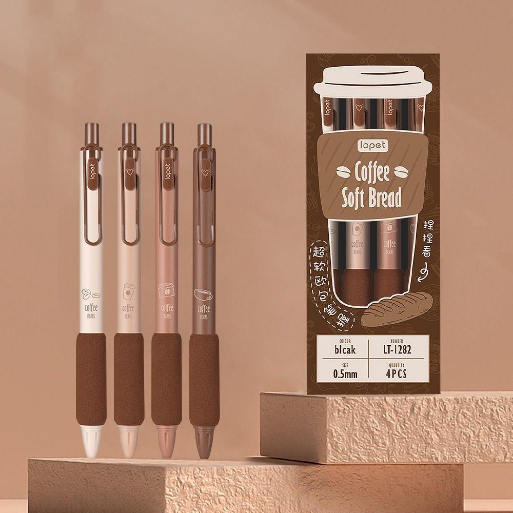 No Pain in Fingers Coffee Color Soft Bread Gel Pen Set Neutral Gel Pen Ballpoint Pen Writing Pen
No Pain in Fingers Coffee Color Soft Bread Gel Pen Set Neutral Gel Pen Ballpoint Pen Writing Pen