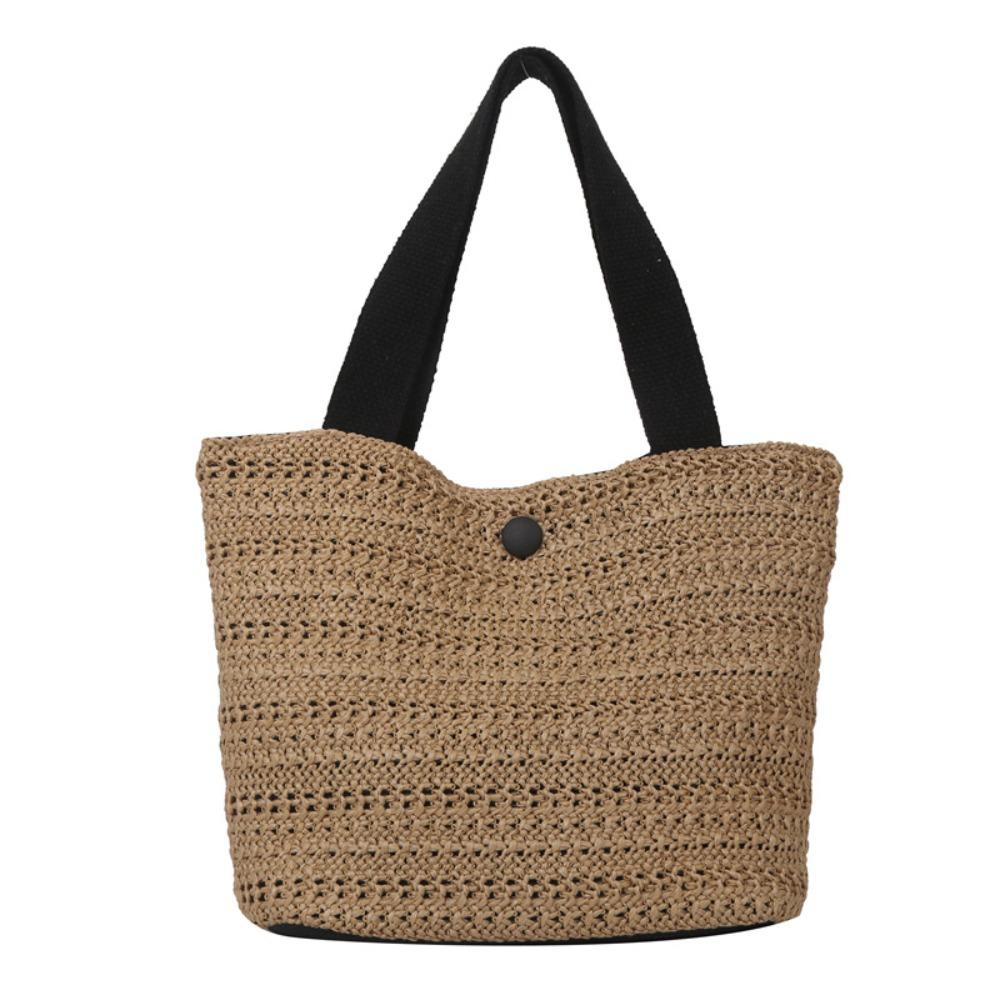 Large Capacity Weave Handbag Small Cloth Bag Rattan Bucket Bag Portable Lunch Bag Outdoor чёрный
Large Capacity Weave Handbag Small Cloth Bag Rattan Bucket Bag Portable Lunch Bag Outdoor чёрный
