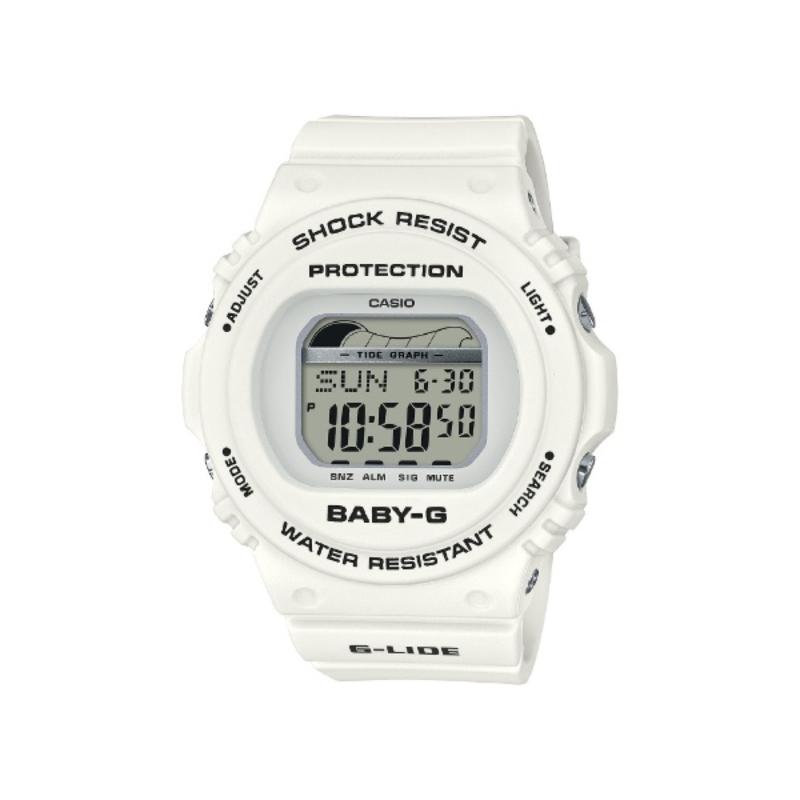 BABYG Baby G Sports line с функцией графика приливов GLIDE G ride BLX5707JF White
BABYG Baby G Sports line с функцией графика приливов GLIDE G ride BLX5707JF White