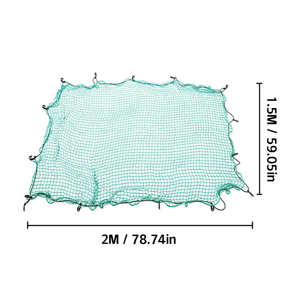 Car Luggage Mesh Net Truck Cargo Net Safety Protection Trailer Bungee Extend Mesh Net Heavy Duty Luggage Anti-falling Accessorie 1Pcs
Car Luggage Mesh Net Truck Cargo Net Safety Protection Trailer Bungee Extend Mesh Net Heavy Duty Luggage Anti-falling Accessorie 1Pcs