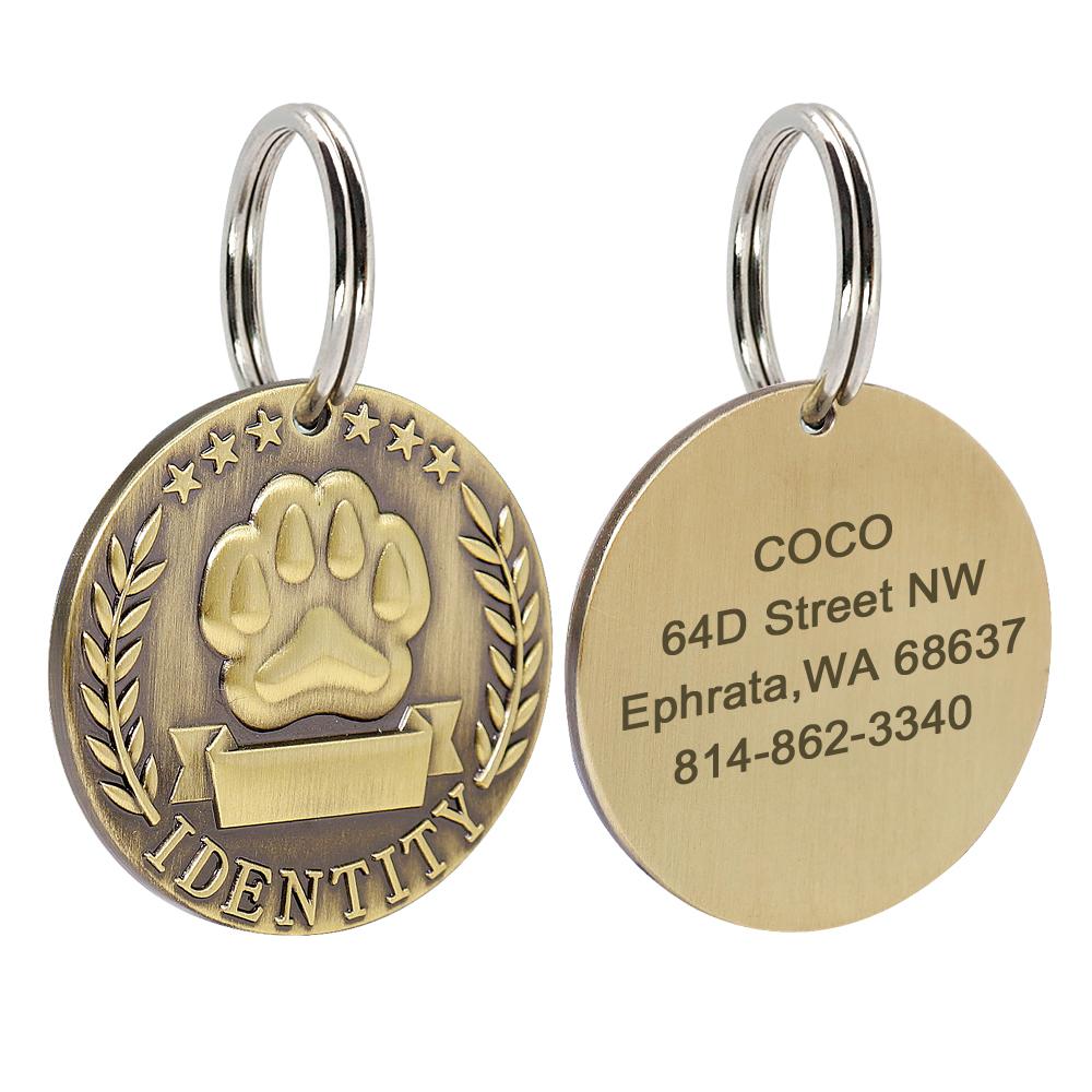 Custom Engraved Dog ID Tag Stainless Steel Dogs Name Tags Personalized Anti-lost Nameplate Pet Accessories Free Engraving M
Custom Engraved Dog ID Tag Stainless Steel Dogs Name Tags Personalized Anti-lost Nameplate Pet Accessories Free Engraving M