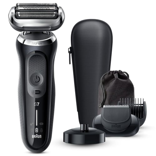 Мужская бритва BRAUN Series 7 71-N4500CS-V (черный) Электрический 3-х лопастной Noir Black
Мужская бритва BRAUN Series 7 71-N4500CS-V (черный) Электрический 3-х лопастной Noir Black