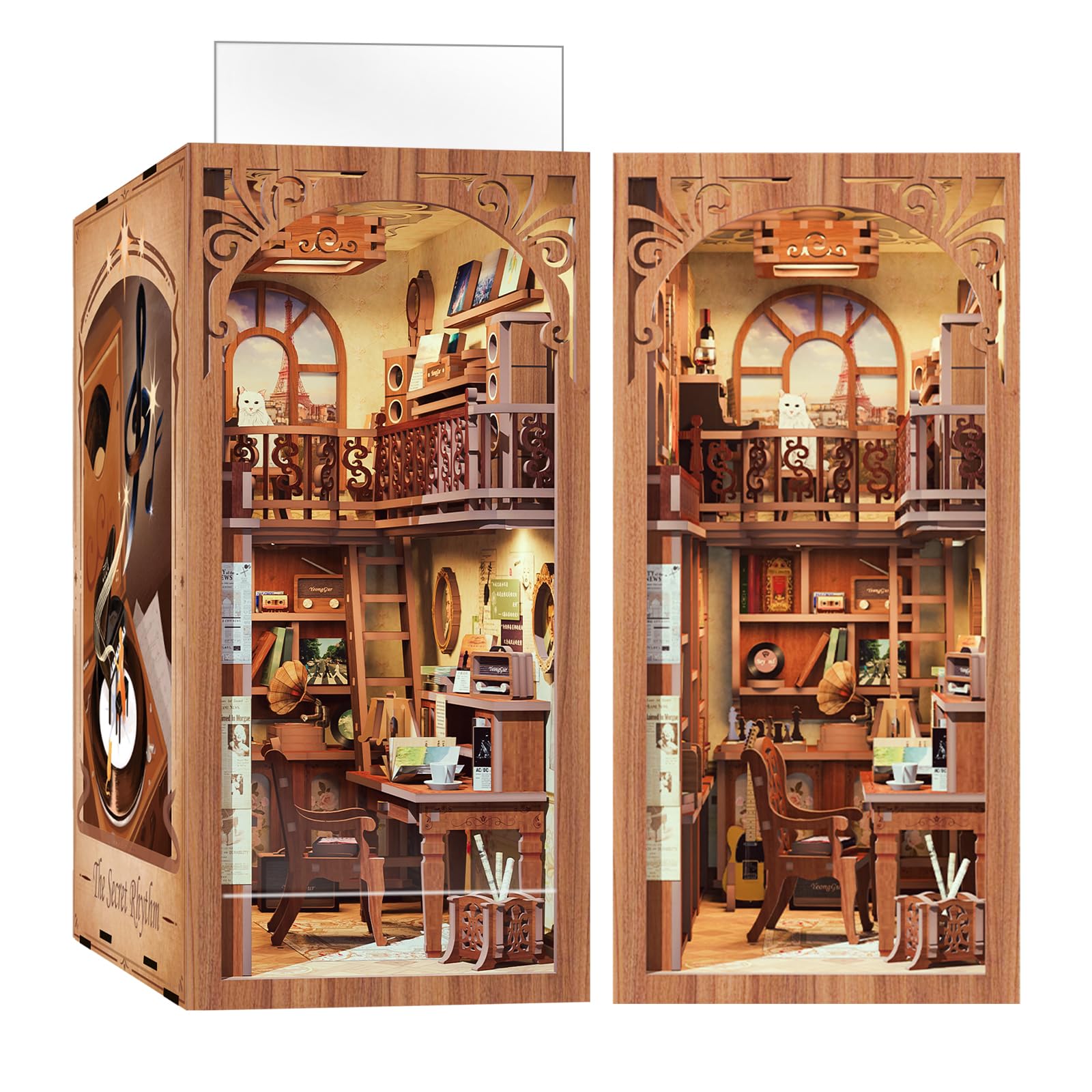 CuteBee DIY Booknook Kit Миниатюрный домик Комплект кукольного домика Booknook Подходит для начинающих Подростков Взрослых Подарки на день рождения Коллекция украшений
CuteBee DIY Booknook Kit Миниатюрный домик Комплект кукольного домика Booknook Подходит для начинающих Подростков Взрослых Подарки на день рождения Коллекция украшений
