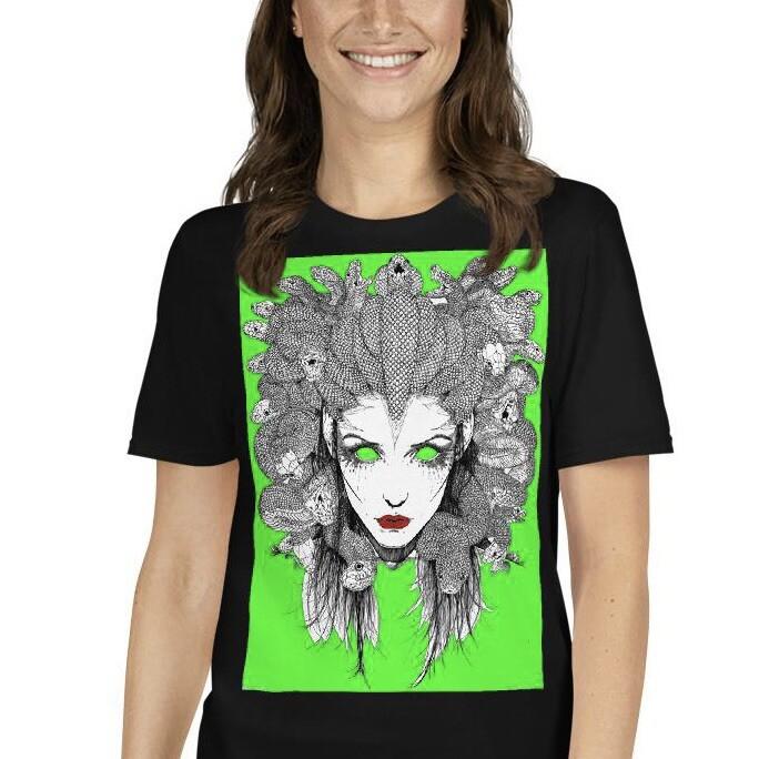 Medusa Horror Girl Monster Snakes Short-Sleeve Unisex T-Shirt 4XL
Medusa Horror Girl Monster Snakes Short-Sleeve Unisex T-Shirt 4XL