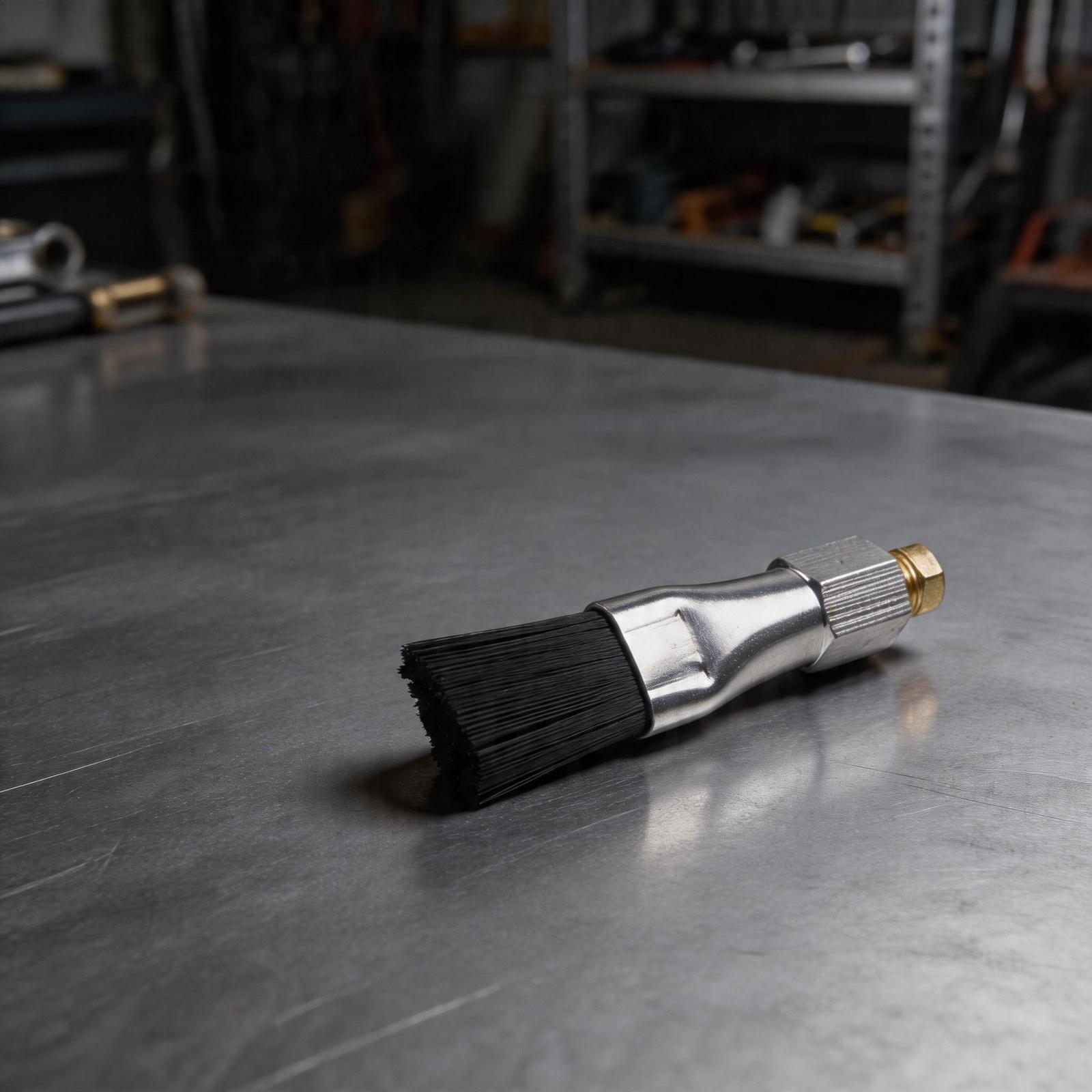 Chain Lubrication Brush with Automatic Lubricant Flow Control Suitable for M8 M10 Sliders Compact and Maintenance Tool M8x1
Chain Lubrication Brush with Automatic Lubricant Flow Control Suitable for M8 M10 Sliders Compact and Maintenance Tool M8x1