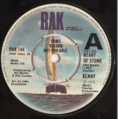 7inch Record TONY KENNY Heart Of Stone RAK144 RAK 1973 UK Pop Used
7inch Record TONY KENNY Heart Of Stone RAK144 RAK 1973 UK Pop Used