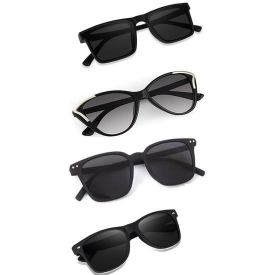 Sheomy Unisex Combo предлагает набор из 4 очков, солнцезащитные очки «кошачий глаз», прямоугольные, ретро, винтажные, узкие, женские::Мужчины, ACAT-028
Sheomy Unisex Combo предлагает набор из 4 очков, солнцезащитные очки «кошачий глаз», прямоугольные, ретро, винтажные, узкие, женские::Мужчины, ACAT-028