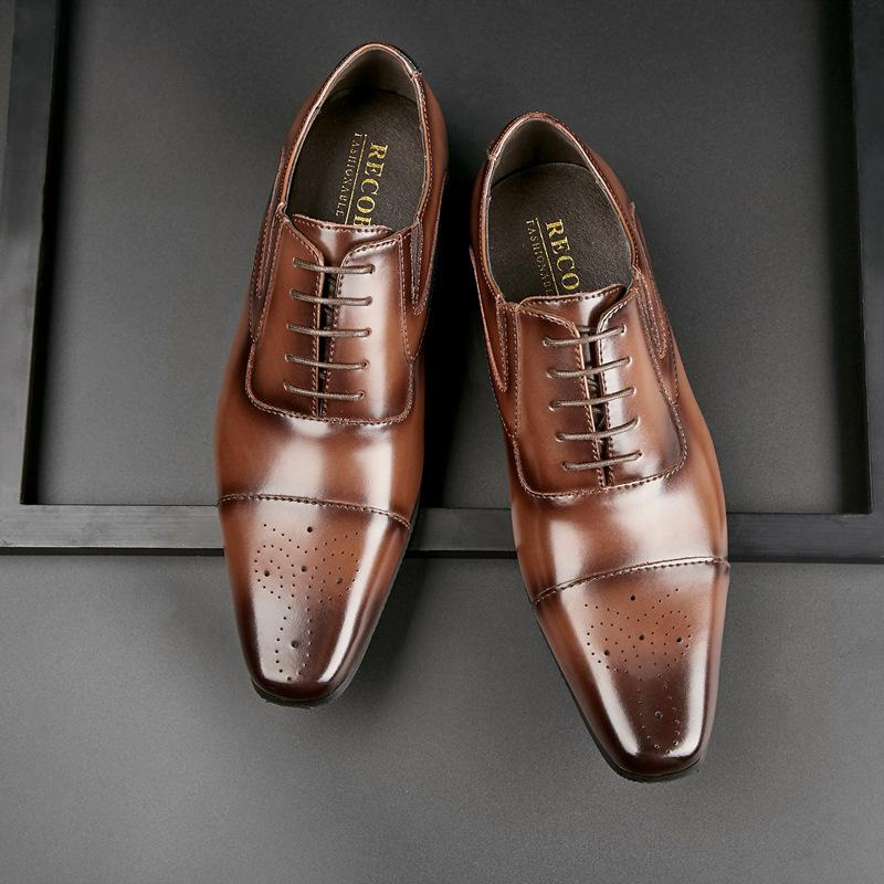 Summer new hand-polished men s dress Brock leather shoes men s casual fashion trend versatile 39
Summer new hand-polished men s dress Brock leather shoes men s casual fashion trend versatile 39