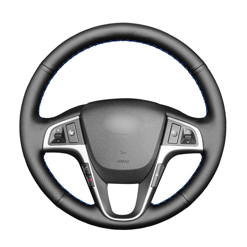 Плетеный чехол на руль автомобиля по индивидуальному заказу для Hyundai Solaris Verna i20 2008-2012 Accent, оригинальный руль
Плетеный чехол на руль автомобиля по индивидуальному заказу для Hyundai Solaris Verna i20 2008-2012 Accent, оригинальный руль