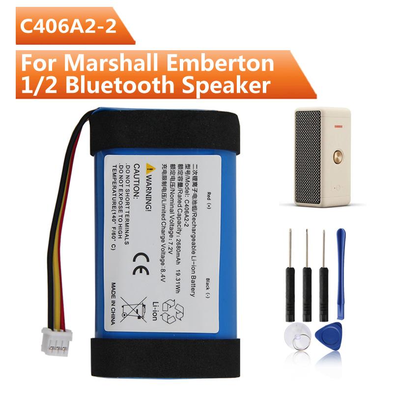 НОВЫЙ Сменный Аккумулятор C406A2-2 Для Bluetooth-динамика Marshall Emberton 1/2 Аккумуляторы 2680 мАч
НОВЫЙ Сменный Аккумулятор C406A2-2 Для Bluetooth-динамика Marshall Emberton 1/2 Аккумуляторы 2680 мАч