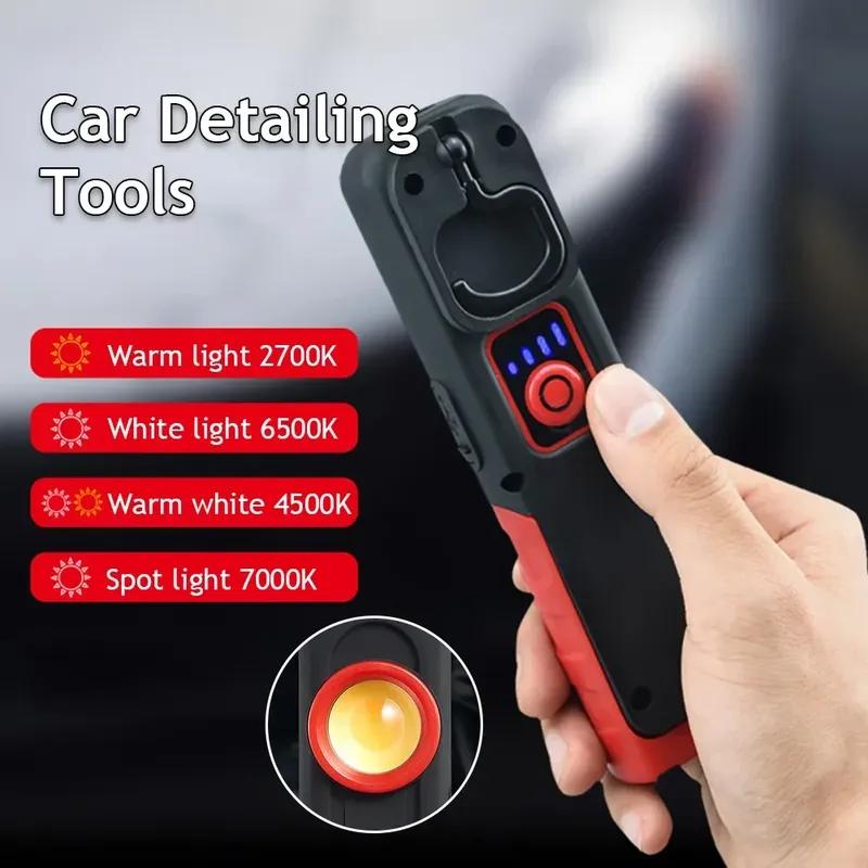 USB Flashlight Car Detailing Inspection Light Car Paint Finish Lamp Scan Swirl Magnetic Grip Multifunction Auto Repairing Lights
USB Flashlight Car Detailing Inspection Light Car Paint Finish Lamp Scan Swirl Magnetic Grip Multifunction Auto Repairing Lights
