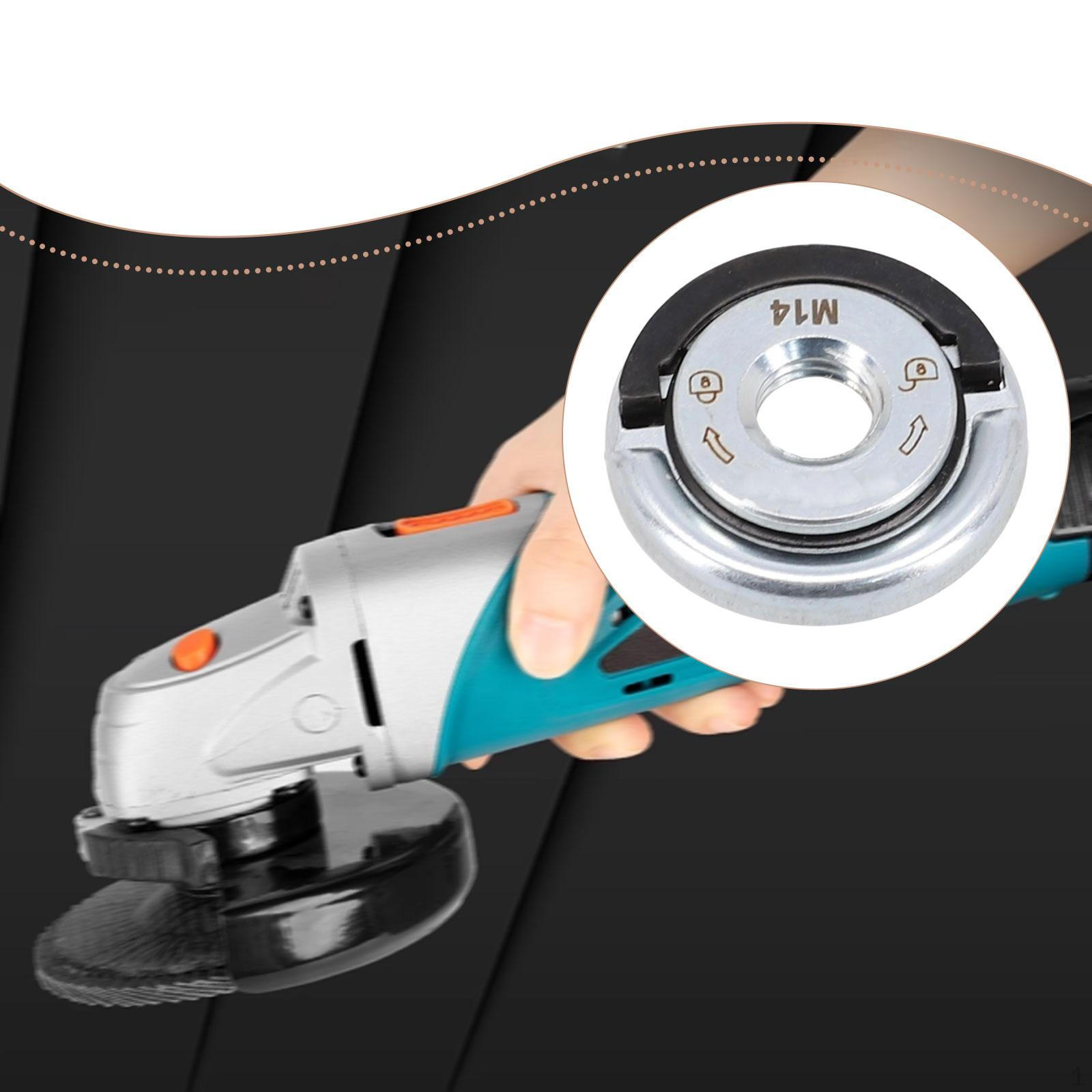 M14 Self Locking Pressing Plate Thread 45mm Replacement Flange Nut Power Chuck Angle Grind for
M14 Self Locking Pressing Plate Thread 45mm Replacement Flange Nut Power Chuck Angle Grind for