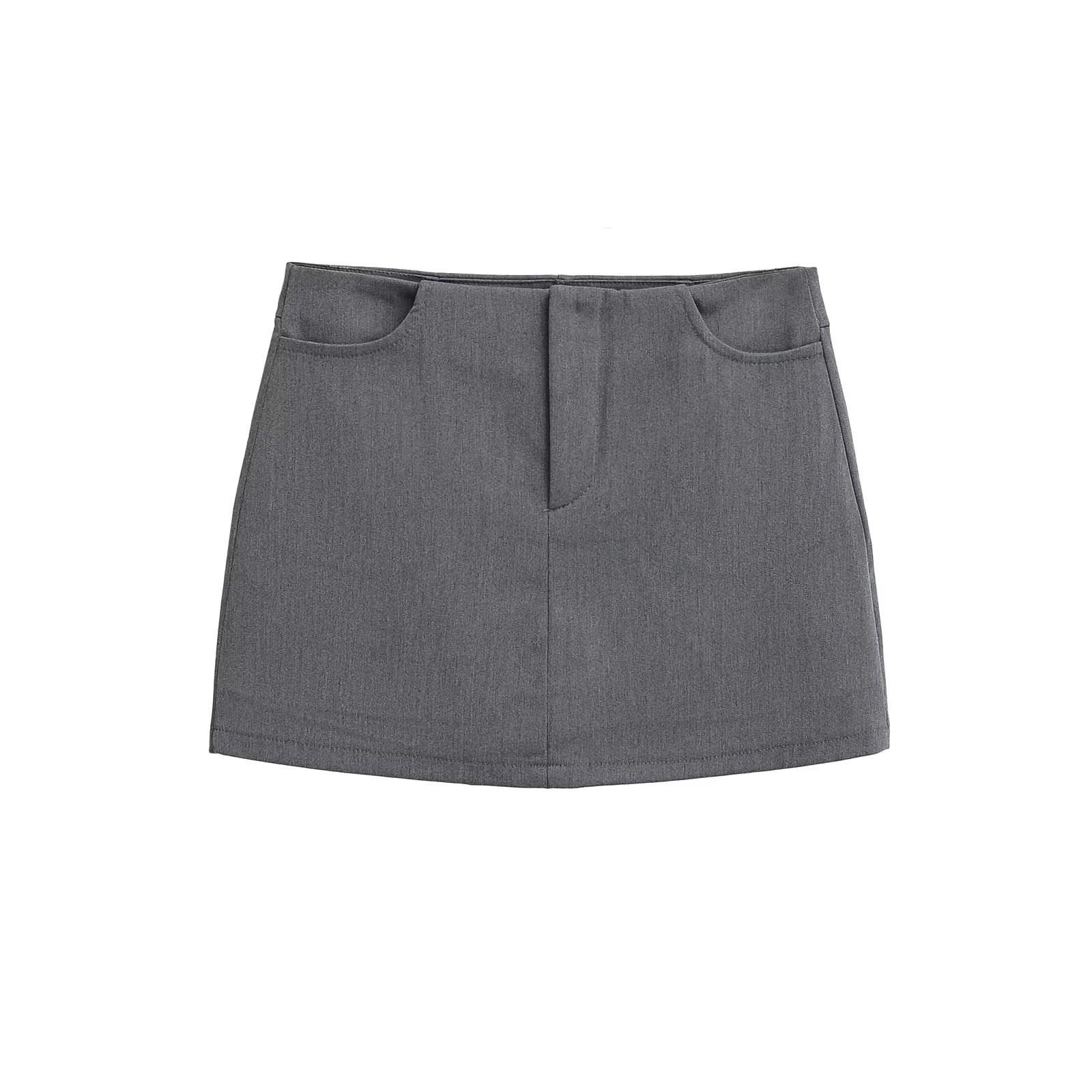 2025 Сексуальная облегающая мини-юбка А-силуэта с низкой посадкой для женщин Large серый
2025 Сексуальная облегающая мини-юбка А-силуэта с низкой посадкой для женщин Large серый