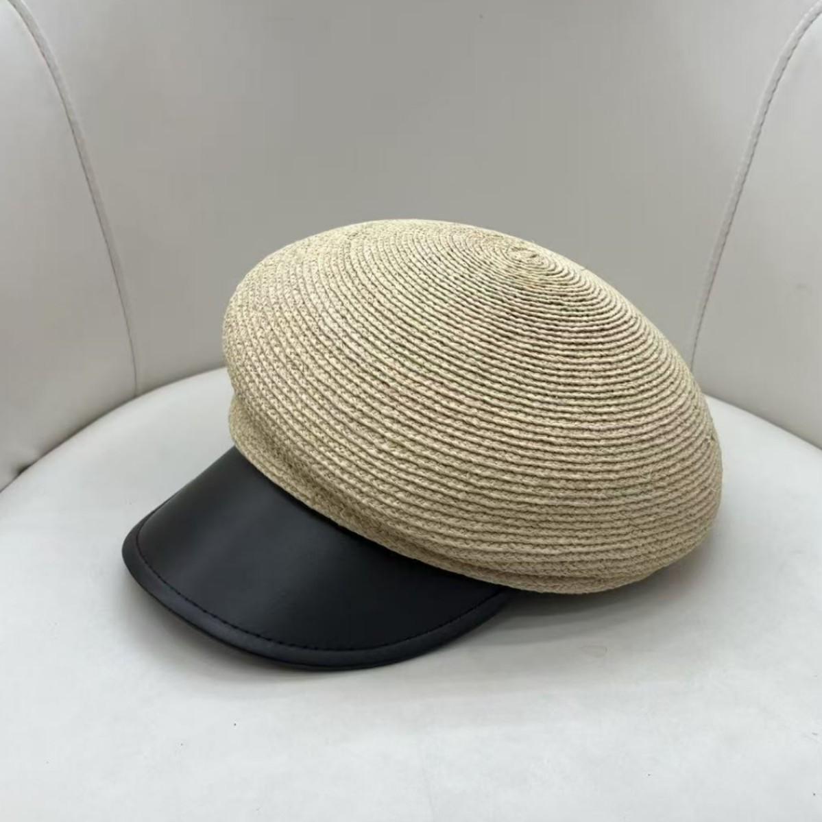 Japanese leather brim side pressure straw newsboy hat women s summer new fashion temperament cap Internet celebrity tide riding equestrian hat M(55-58cm) бежевий
Japanese leather brim side pressure straw newsboy hat women s summer new fashion temperament cap Internet celebrity tide riding equestrian hat M(55-58cm) бежевий