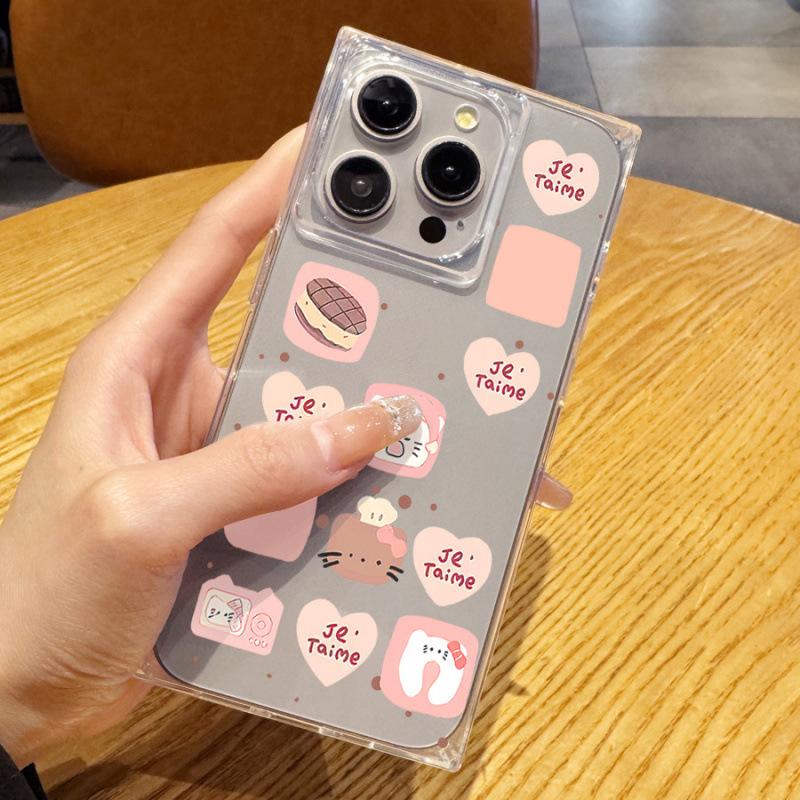 Cute plaid creative 14 Plus 13 Pro Max 12 11 rectangular right angled straight edge 15 transparent phone case for iphone 16 promax iphone 11 ProMax
Cute plaid creative 14 Plus 13 Pro Max 12 11 rectangular right angled straight edge 15 transparent phone case for iphone 16 promax iphone 11 ProMax