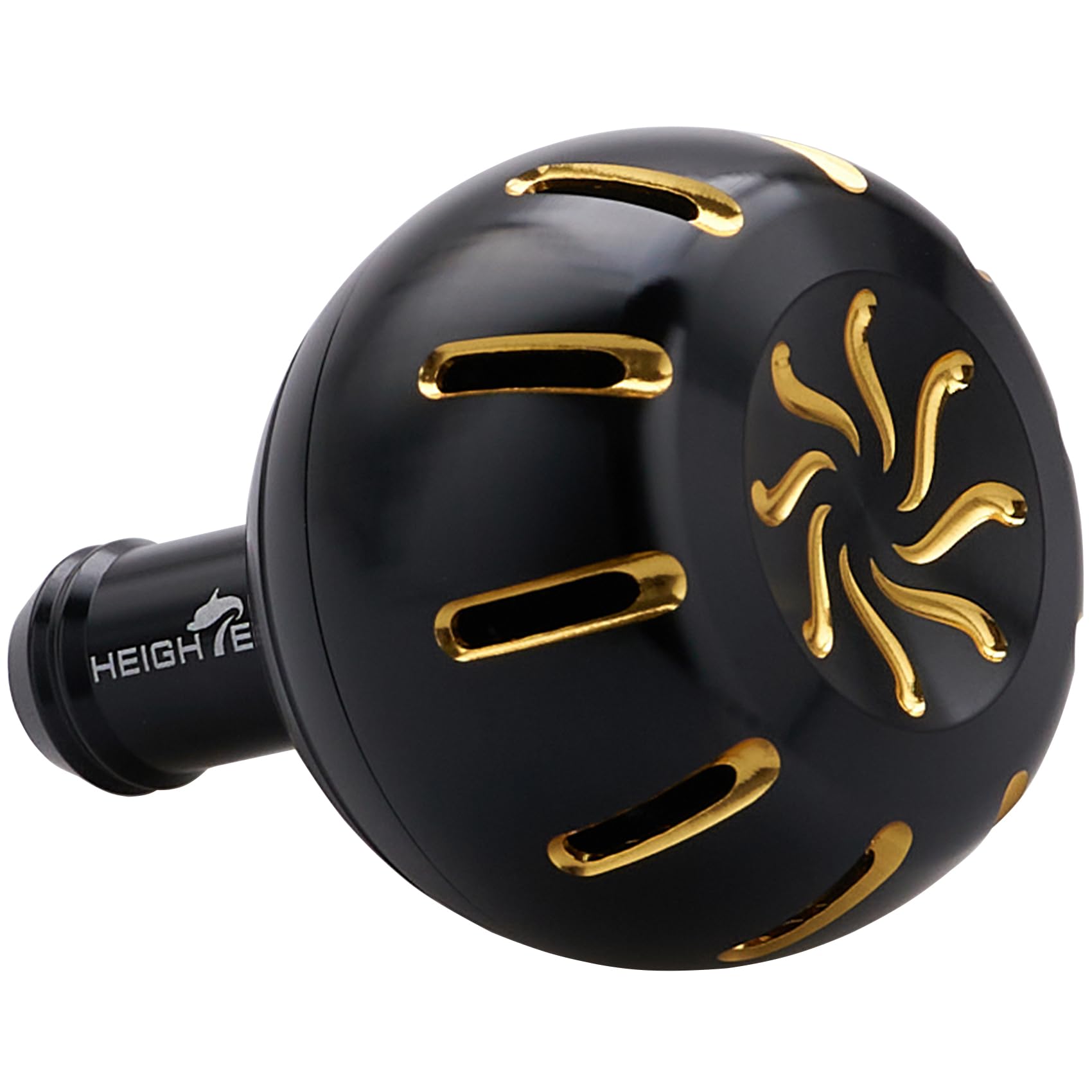 HEIGHTEN 35mm Power Reel Handle Knob for Shimano Daiwa Type A Type S Chrysant Series (Daiwa) (Black & Gold) (731)
HEIGHTEN 35mm Power Reel Handle Knob for Shimano Daiwa Type A Type S Chrysant Series (Daiwa) (Black & Gold) (731)
