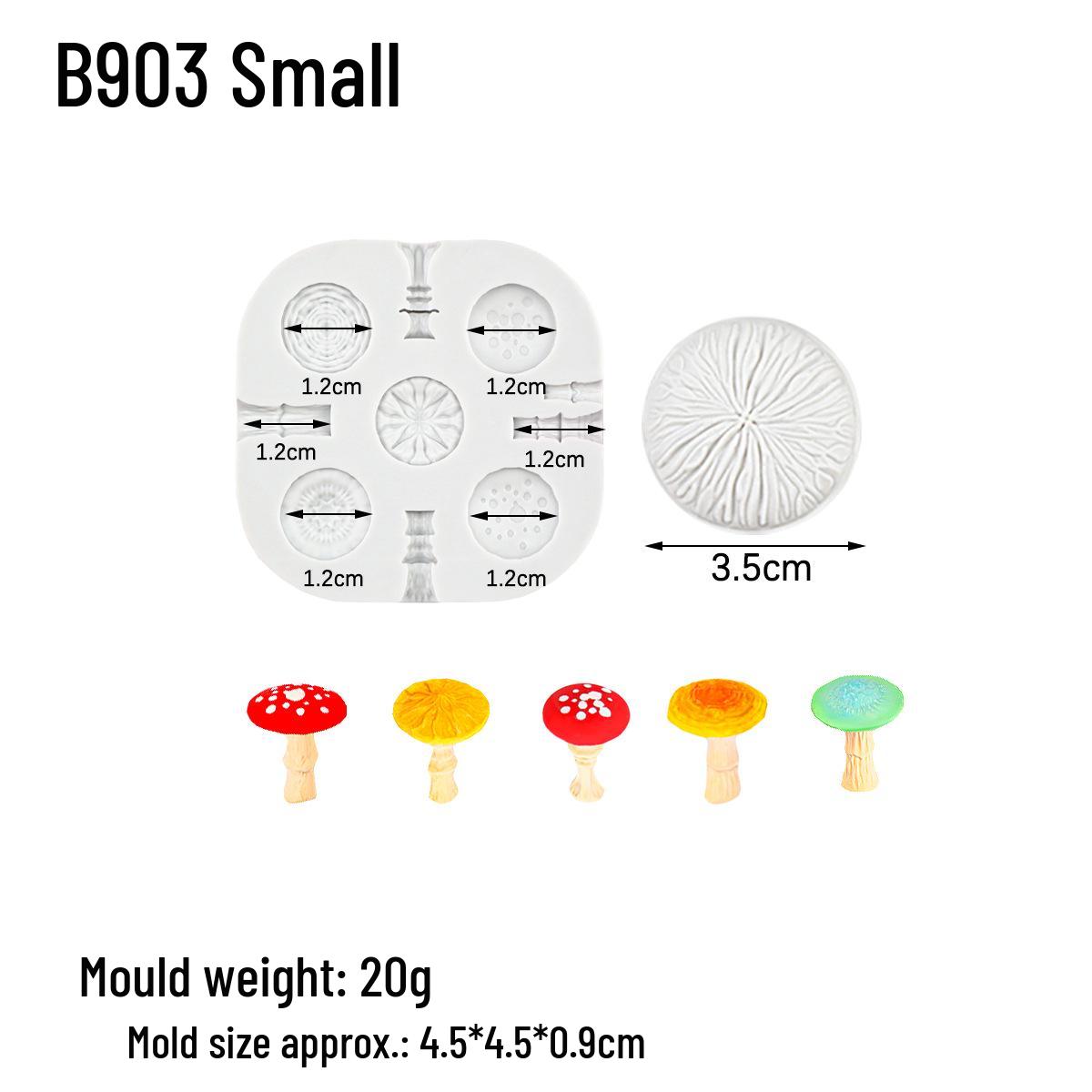 Miniature Mushroom Silicone Mold for DIY Cake and Chocolate Decoration
Miniature Mushroom Silicone Mold for DIY Cake and Chocolate Decoration