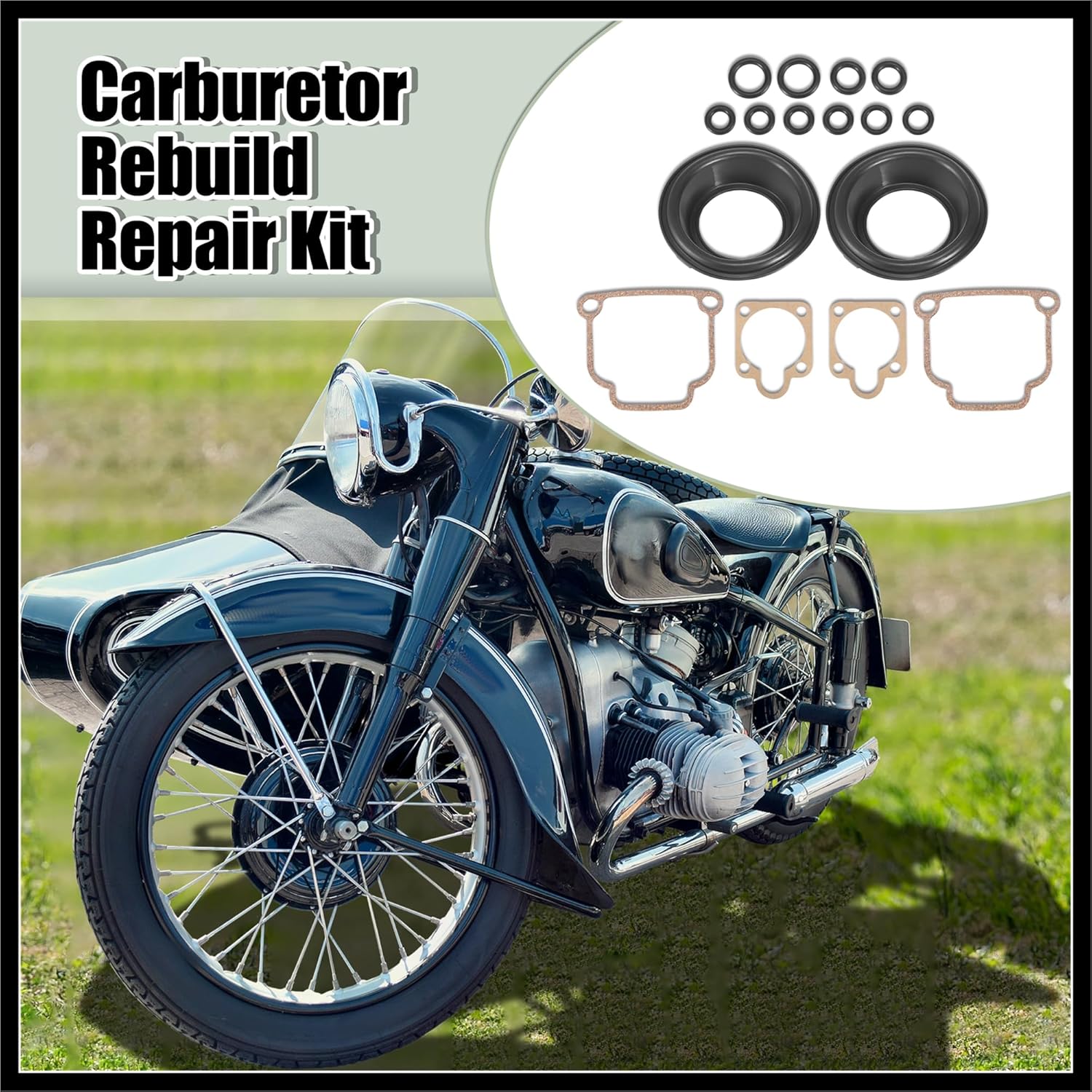 Motorcycle Carburetor Repair Rebuild Kit Parts for BMW BING CV 32mm Carb Airhead R65 R75 R80 R90 R100 Replacement Carb Repair Tools Durable Material
Motorcycle Carburetor Repair Rebuild Kit Parts for BMW BING CV 32mm Carb Airhead R65 R75 R80 R90 R100 Replacement Carb Repair Tools Durable Material