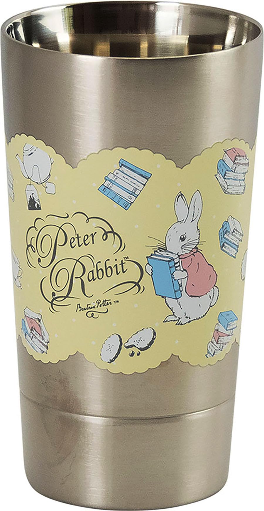 Peter Rabbit Double-Sided Stainless Steel Tumbler, Approx. 350ml, Little Book Sisters, Made in Japan (PR622-855)
Peter Rabbit Double-Sided Stainless Steel Tumbler, Approx. 350ml, Little Book Sisters, Made in Japan (PR622-855)