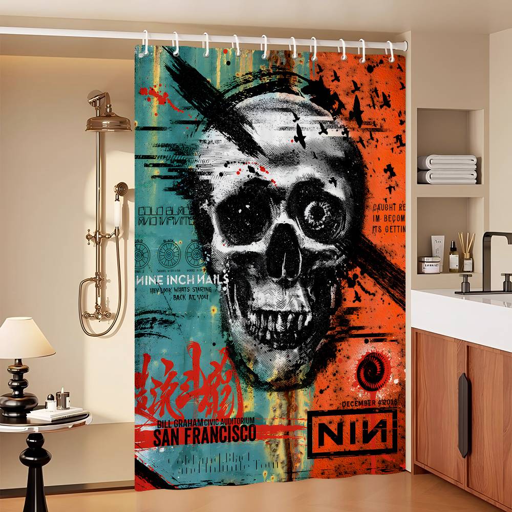 Nine Inch Nails Simple Shower Curtain Bathroom Shower Curtain Easy To Clean And Scrub Polyester Waterproof Light Opaque W60H190(CM)-1 Pcs
Nine Inch Nails Simple Shower Curtain Bathroom Shower Curtain Easy To Clean And Scrub Polyester Waterproof Light Opaque W60H190(CM)-1 Pcs