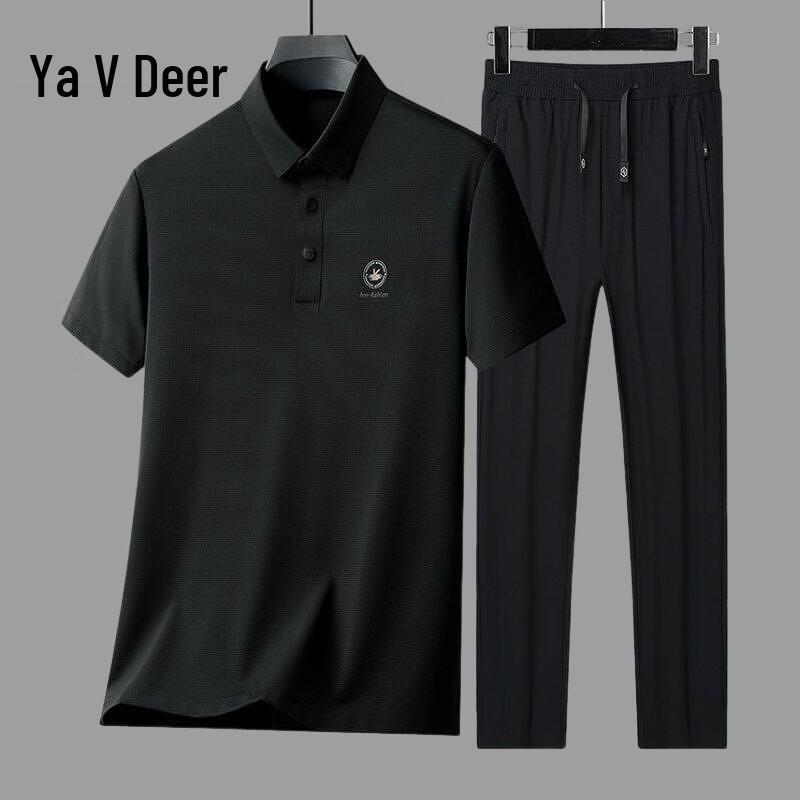 Men s Premium Short-Sleeve POLO Shirt & Trousers Set L
Men s Premium Short-Sleeve POLO Shirt & Trousers Set L