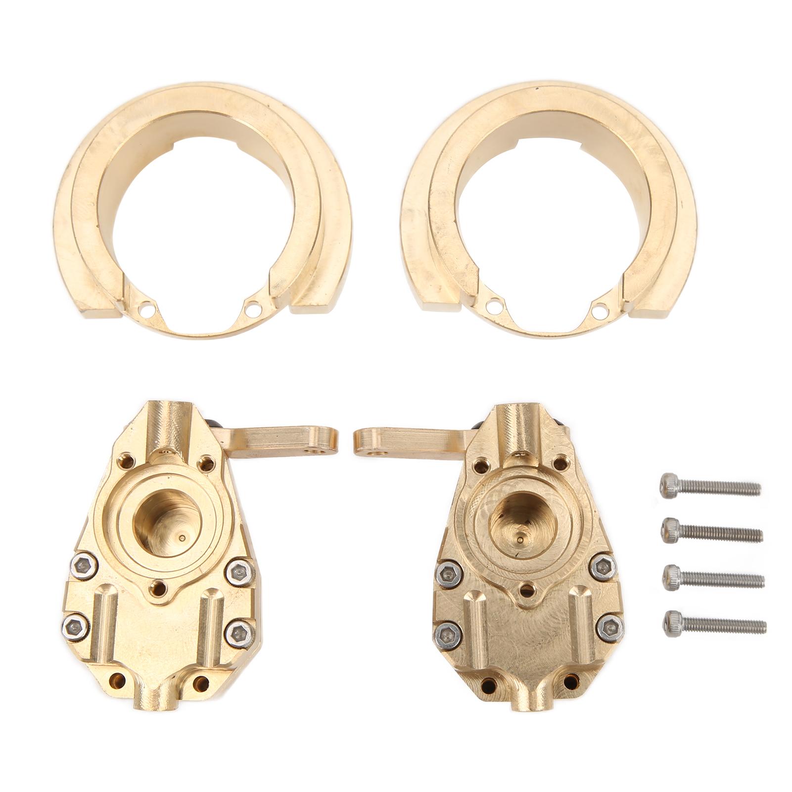 RC Brass Steering Cup Set with Gear Cover Counterweight Ring Knuckle Counterweight Set for TR AXXAS TRX4
RC Brass Steering Cup Set with Gear Cover Counterweight Ring Knuckle Counterweight Set for TR AXXAS TRX4