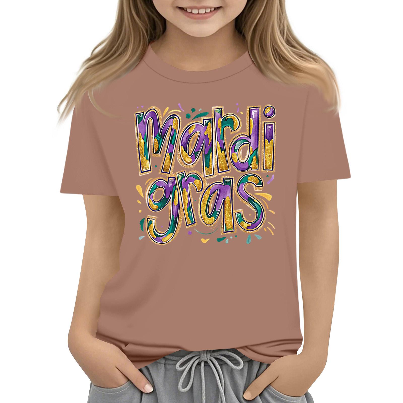 Children s casual carnival print T-shirt, round neck pullover short-sleeve top 120
Children s casual carnival print T-shirt, round neck pullover short-sleeve top 120