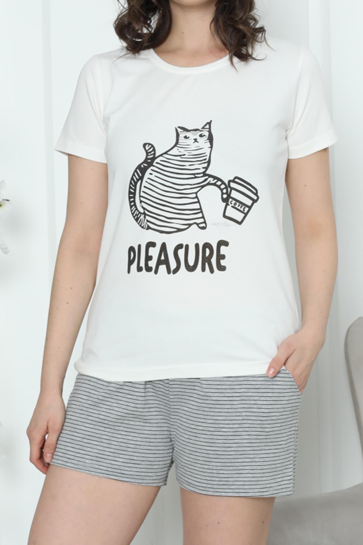 Женские шорты, пижамный комплект, хлопок с короткими рукавами и карманами, лайкра XL экрю
Женские шорты, пижамный комплект, хлопок с короткими рукавами и карманами, лайкра XL экрю